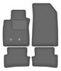 Dywaniki samochodowe welurowe grafitowe: Renault Clio III grandtour, kombi, hatchback (2005-2012)