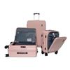 20-inch Front-Opening Trolley Suitcase with Universal Wheels and Password Lock