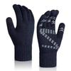 Mahann Knitted Wool Blend Touchscreen Winter Gloves