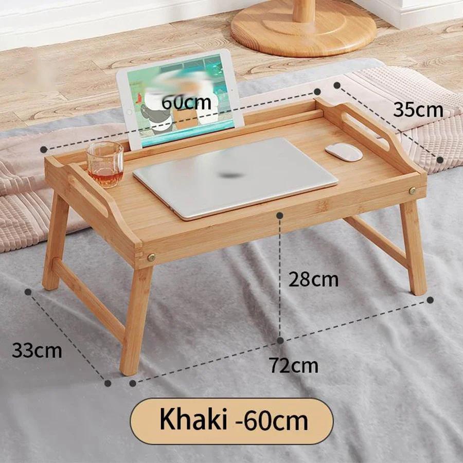 Bandeja plegable para postres de mesa, bandeja para desayuno de dormitorio, bandeja para té de escritorio de oficina, estante de lectura multifuncional, tablero para escritorio de computadora.