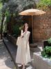 Spring 2026 French Holiday 3D Floral Tiered Camisole Dress for Women