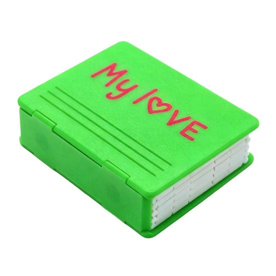 3D Printed Instant Photo Album Hold 6 Standard 3-Inch Instant Photos Folding Expandable Mini Photo Holder Picture Memory Book зелёный