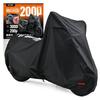 Motorcycle High L 66567 Cover, Thick, 125cc, 250cc, 400cc, 200m, Durability, Water-Repellent, Moisture-Resistant, Black, Size,