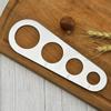 4 Holes Pasta Measuring Scale Smooth Surface Pasta Noodle Measure Spaghetti Measurer  for Home