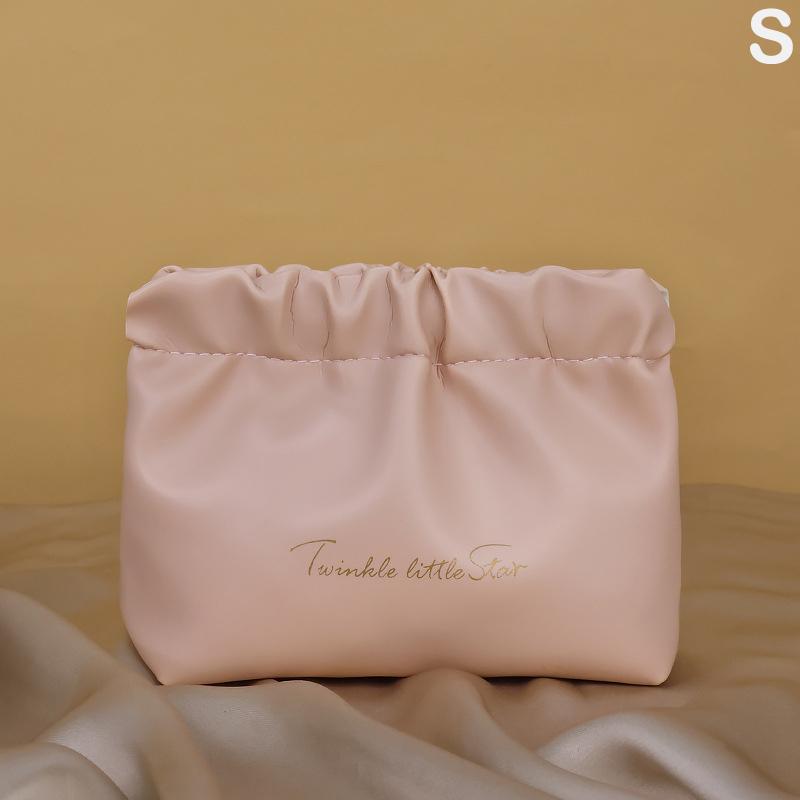 Pu Simple Mini Lipstick Makeup Storage Bag Woman Key Jewelry Digital Organizer Portable Pouch Ladies Small Cosmetic Bags