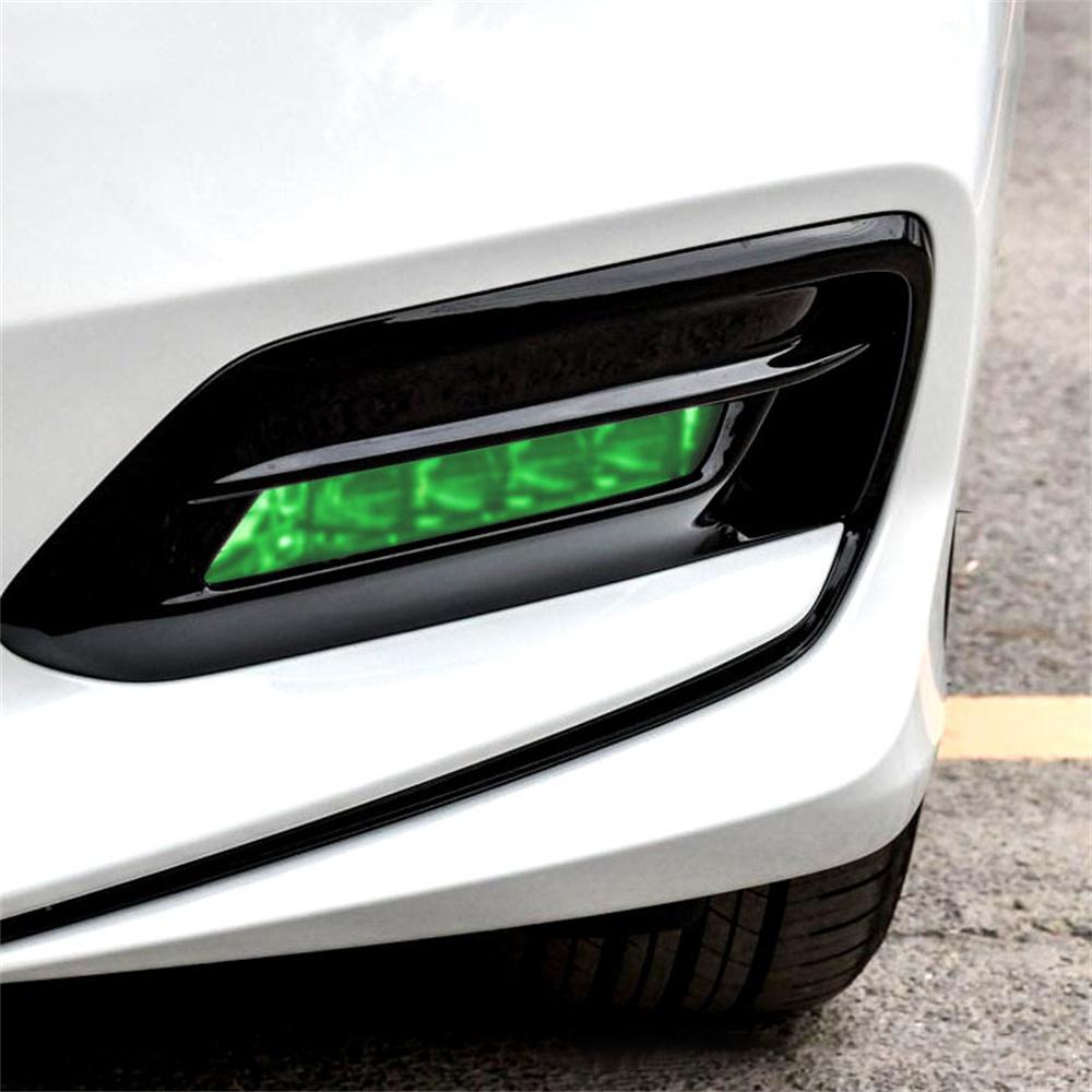 2Pcs Green Fog Light Overlays Vinyl Tint Films For Honda Accord 2018 2019 2020