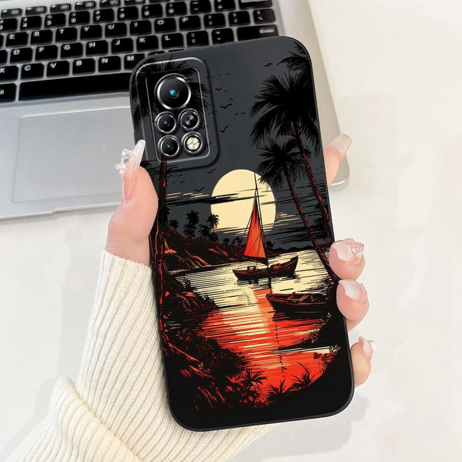 Fashion Painting Phone Case For Infinix Note 11 Pro 11s Note11 X663 X697 X698 Soft Silicone Shockproof Cover Cases Bumpers