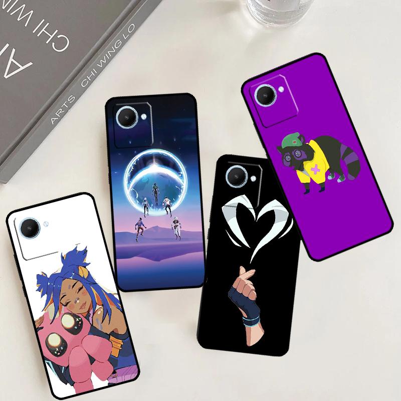 Cartoon Valorant For Realme 12 Pro Plus 11 10 9 GT Neo5 GT5 C51 C30 C31 C33 C35 C11 C25s C21Y C55 C53 Case