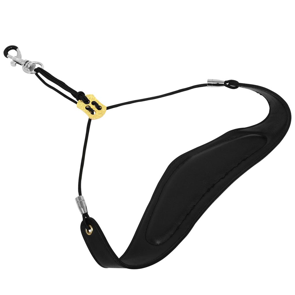 Tracolla per Sassofono Sax Cintura a Tracolla in Pelle Nera per Sassofono Contralto/Tenore/Soprano Accessori per Strumenti a Fiato