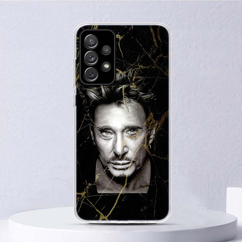 

Johnny Hallyday Music Soft Case For Samsung Galaxy A51 A71 A50 A70 A21S Phone Cover A30 A20E A10 A31 A41 A6 A7 A8 A9 Shell Coque Samsung A10