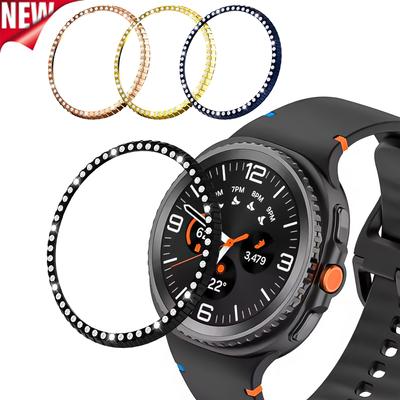 Bling Diamond Bezel Cover for Samsung Galaxy Watch 8 Classic Smartwatch Bumper Ring Case Galaxy Watch8 Classic 46mm Accessories