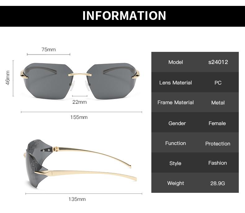 Brand Rectangle Sunglasses Women Metal Frame Glasses Vintage High Quality Square Sun Glasses  Men Shades Female Eyewear UV400