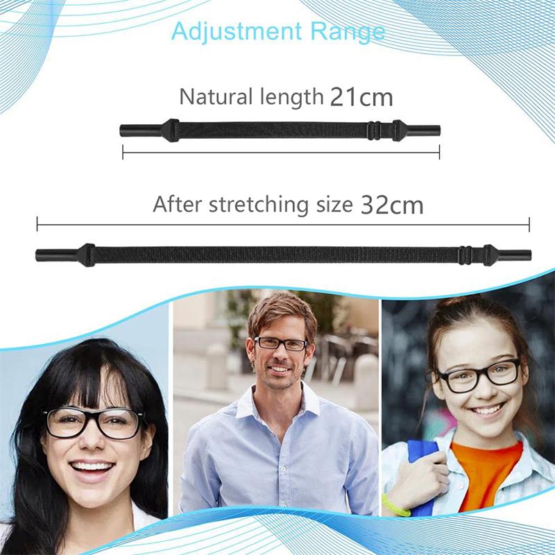 Sports Glasses Non-slip Rope Adjustable Glasses Rope Glasses Fixation Strap Glasses Feet Anti-dislodgement