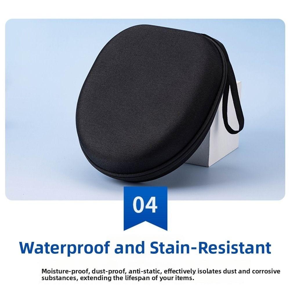 Langlebige stoßfeste Kopfhörer-Tragetasche Reißverschluss Harte EVA-Kopfhörer-Aufbewahrungstasche Universelle Schutz-Headset-Tasche Kasten Reise