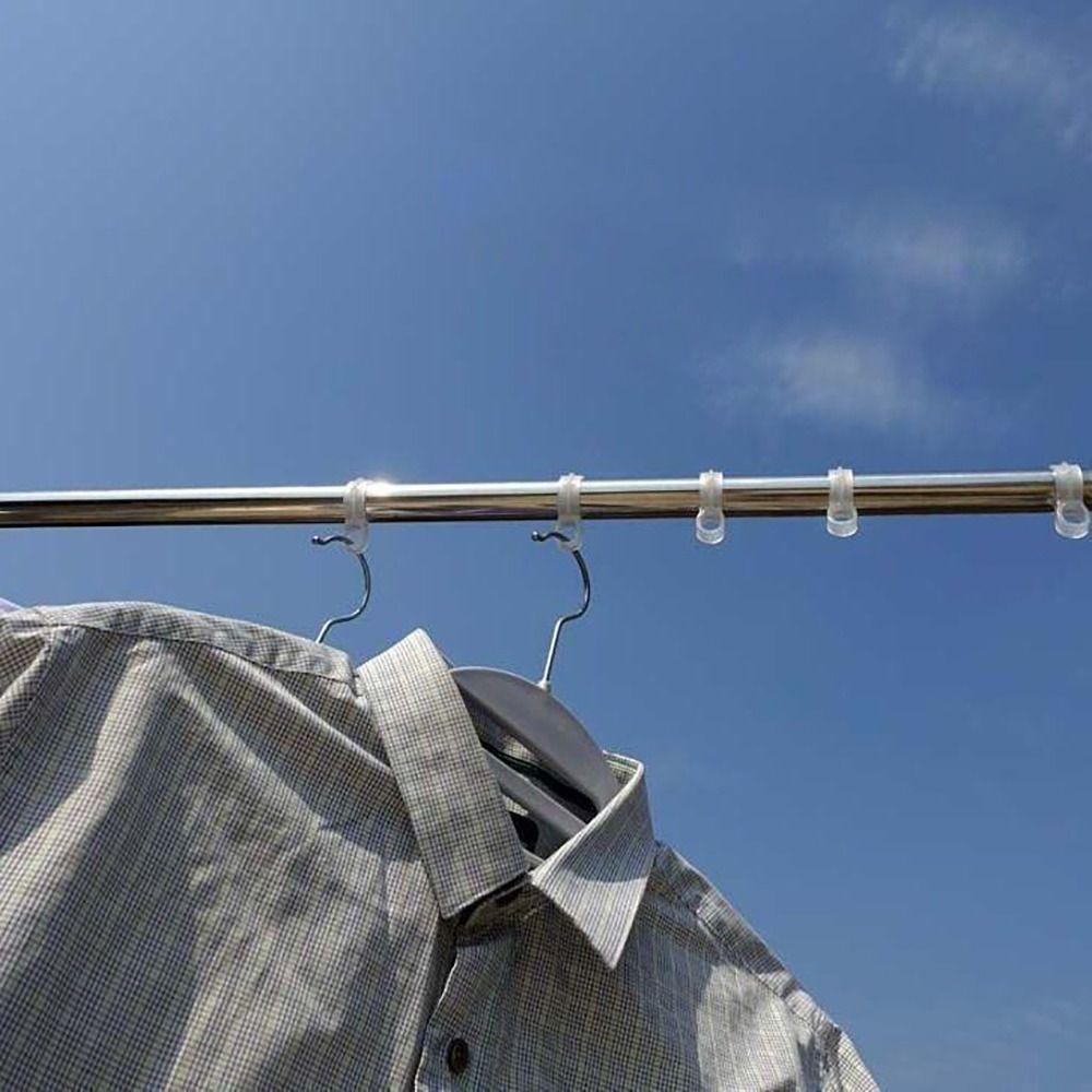 50Pcs Clothes Drying Rack Clip Coat Hanger Laundry Supplies Storage Rack Clothes Buckle