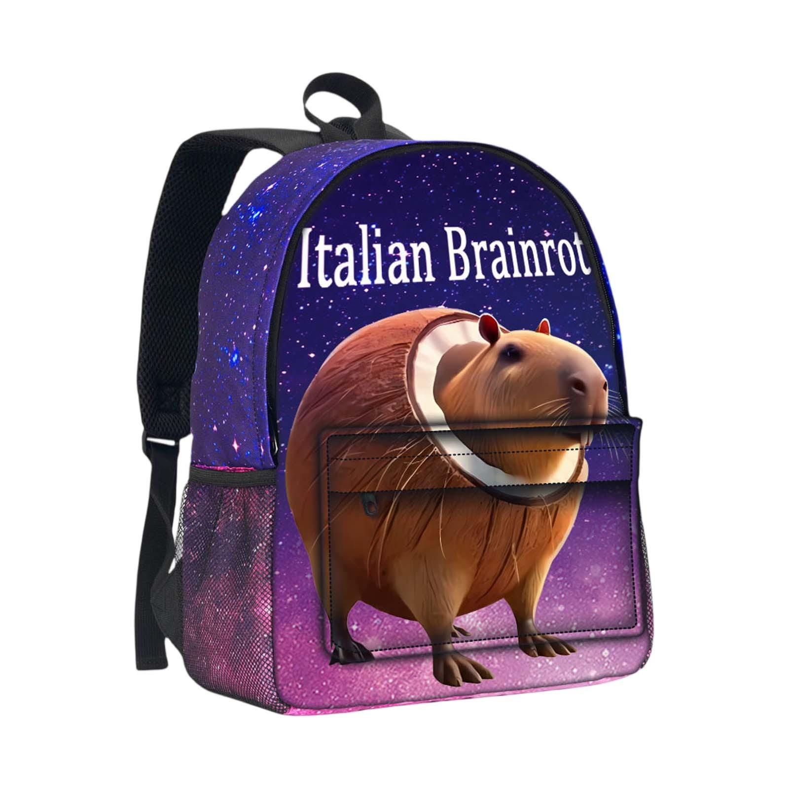 

Рюкзак, Снова в школу, Мультяшный Милый Дорожный Рюкзак с Принтом, Периферийный Двуплечевой Рюкзак для Подростков, Студентов, Мальчиков и Девочек One Size