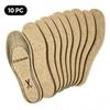 1/2/3/5/10 Pcs Wool Felt Insoles Winter Warm Boot Shoe Insert Insoles for Men