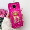 Clear Cover For Xiaomi Redmi Note 9s Case Fashion Luxury A-Z Letters Crown Soft TPU Phone Case M2003J6A1G