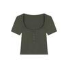 2025 Summer Slimming Short-Sleeve Navel-Baring T-Shirt for Trendy Girls