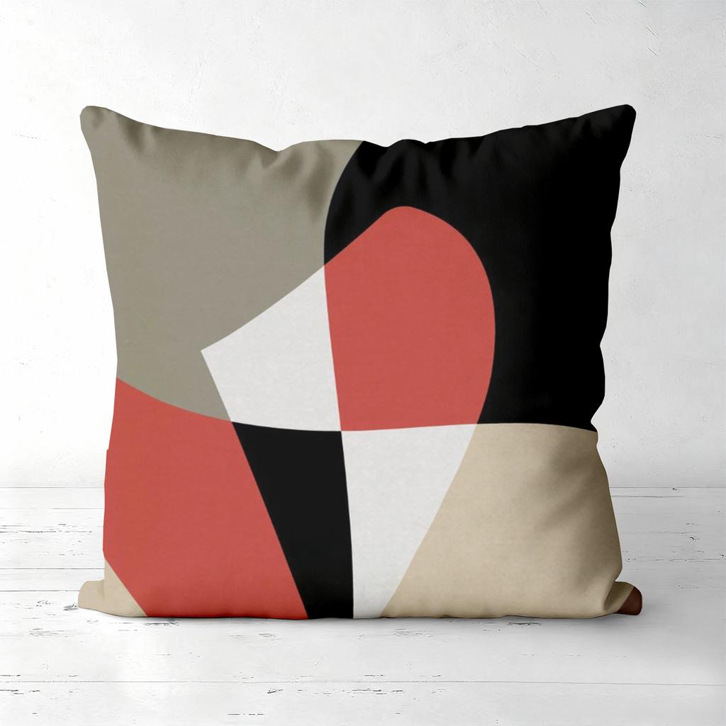 Modern Geometric & Cat Pattern Decorative Cushions Polyester pillowcase, sofa decorative cushion cov Headboard Pillow
