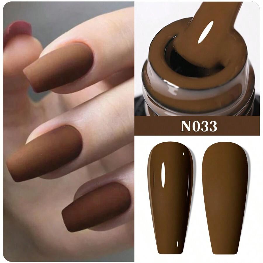 1pc 7.3ml Gel Nail Polish, French Nail Polish, Soak Off UV Light Cure Gel Polish, Art Design Manicure Salon DIY Salon Gel