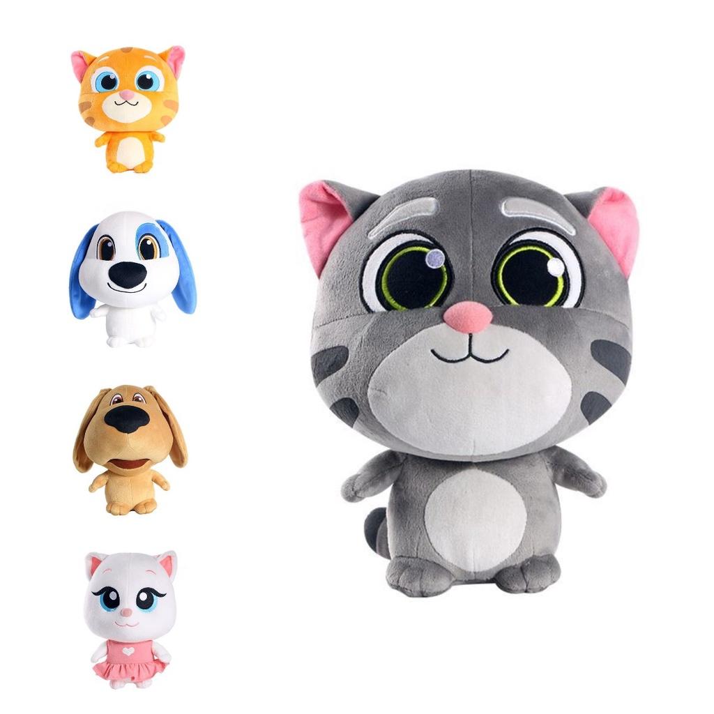 Adorable Talking Tom Cat Plush Doll Kids Toys Cartoon Animal Dog Toddler Gift