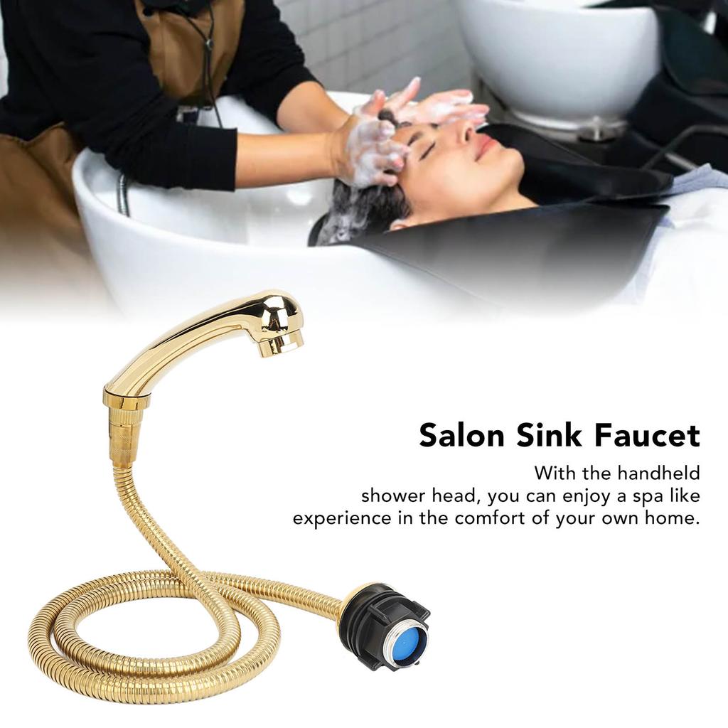 Shampoo Bett Becken Wasserhahn Sprühschlauch-Set Effizientes Haarwaschen Salon Waschbecken Wasserhahn für Rückwärtswascheinheit