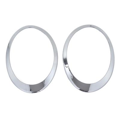 Links Rechts Scheinwerfer-Zierring Scheinwerferblende 51137351371 für Clubman F54 2014‑2019 Galvanisiert