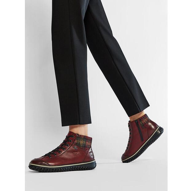 Burgundy Rieker Z4243-36 Ankle Boots