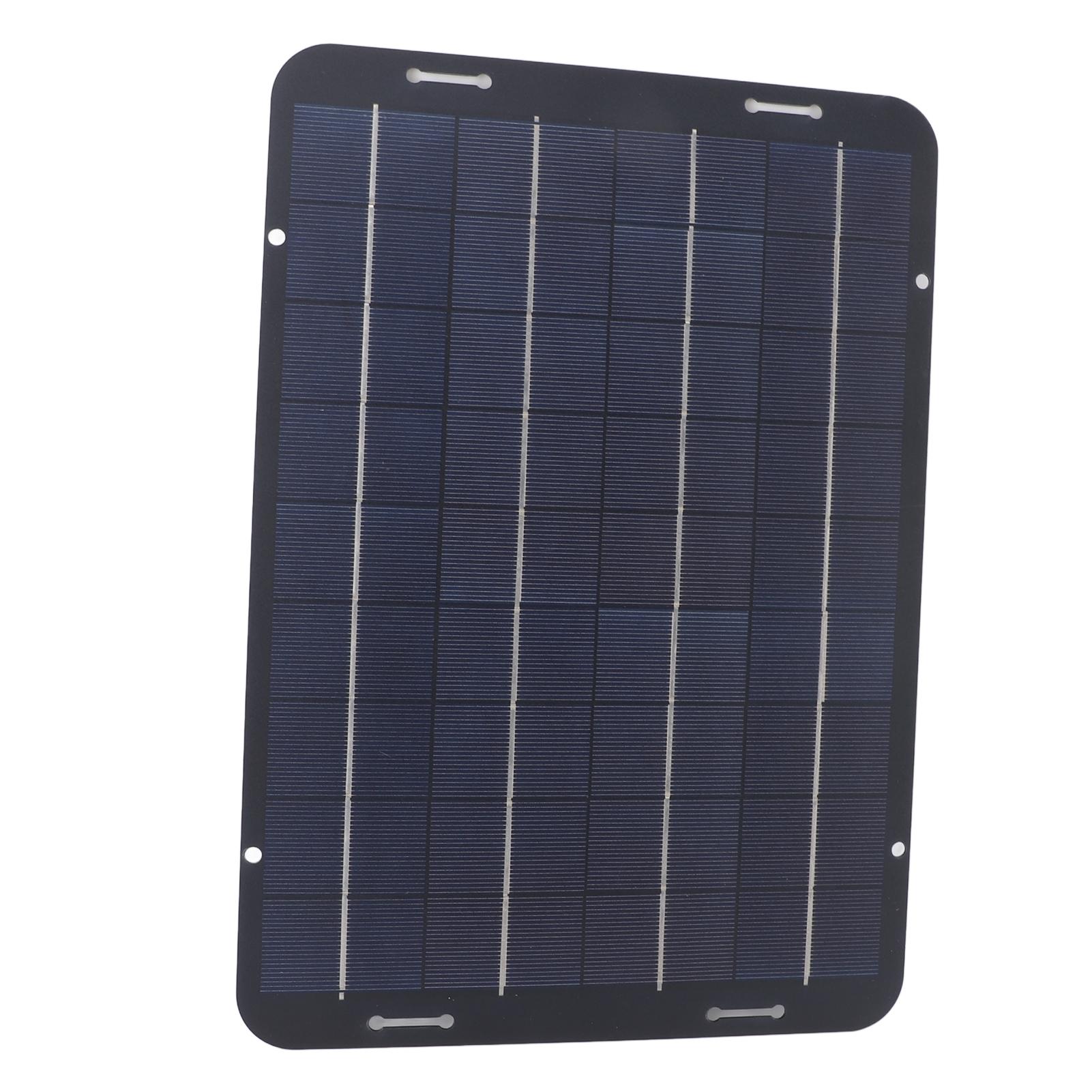 

10W 18V Flexible Mini Solar Panel Polycrystalline Lightweight Portable Solar Panel Charger for Car