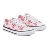 Converse Chuck Taylor All Star Low Top Kids Canvas Shoes Embroidered Pink And White Kids Sneakers 671287C