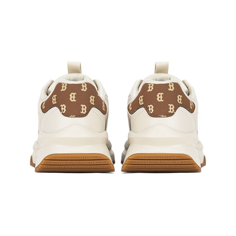 MLB Chunky Runner Boston Red Sox Retro Low Top Casual City Commuting Running Shoes Unisex sneaker Brown 3ASHCRM3N-43BRS