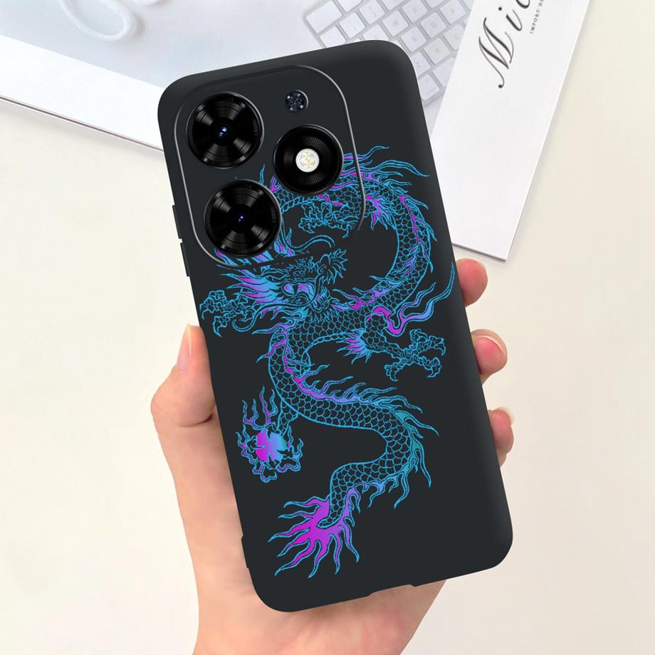 For Tecno Spark GO 2024 Case Spark 20C Spark20 Pop 8 Para Shell Silicone Soft TPU Bumper Cartoon Cool Cute Style Pattern Capas