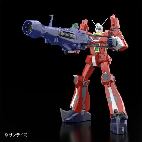 Aoshima Bunka Kyozai Co., Ltd. Space Runaway Ideon, 1/450 Scale, Approximately 24cm Tall, Pre-colored Plastic Model Kit DI-01