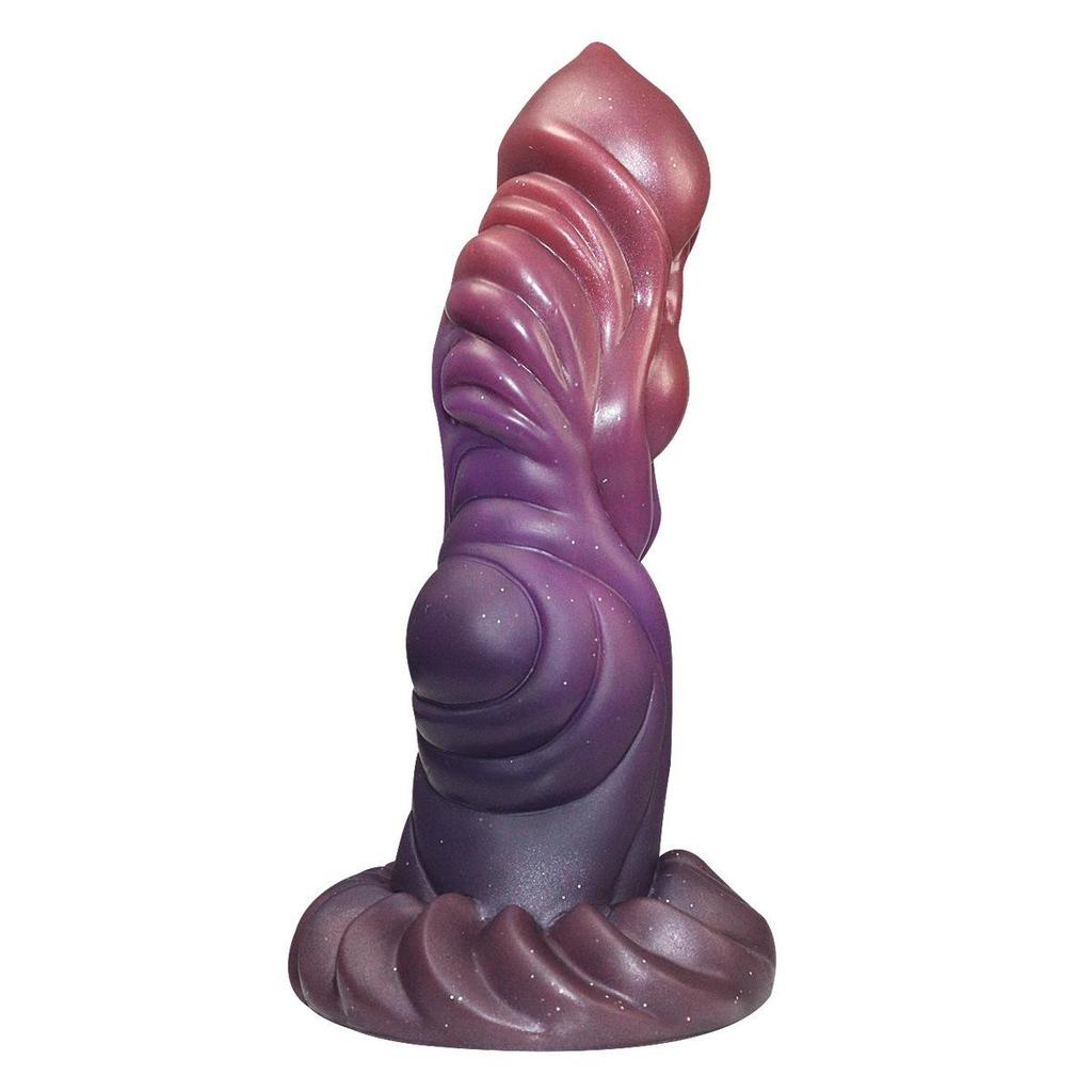 Einzigartig geformter Phallus, großer Analstöpsel mit Saugnapf, dicker Anal-Dildo im Monster-Stil, SM-Erwachsenen-Neuheit.