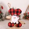 New Christmas Decorations Plaid Bones Pets Christmas Socks Gift Bags Decorative Socks Pendant