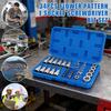 34-Piece Flower Pattern E-Type Socket Screwdriver Bit T-Type Press Bit Auto Repair Hardware Tool Set