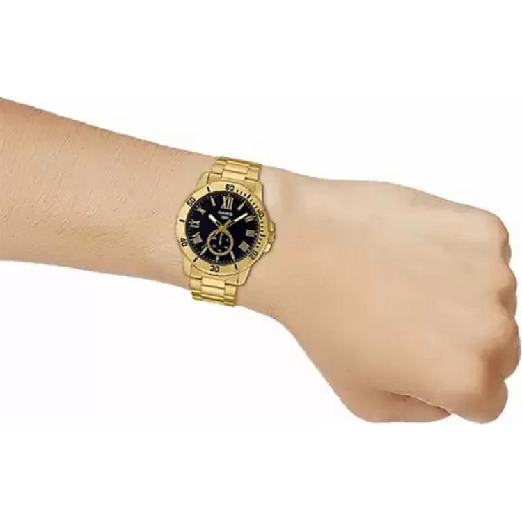 CASIO Men Standard Series 45mm Black Watch MTP-VD200G-1B MTP-VD200G-1B