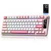 Xiaomi Womier DK75 Wireless Membrane Keyboard 3 Mode Bluetooth Multi-Function Knob Display Screen RGB Backlit Keyboard E-sports Gamer