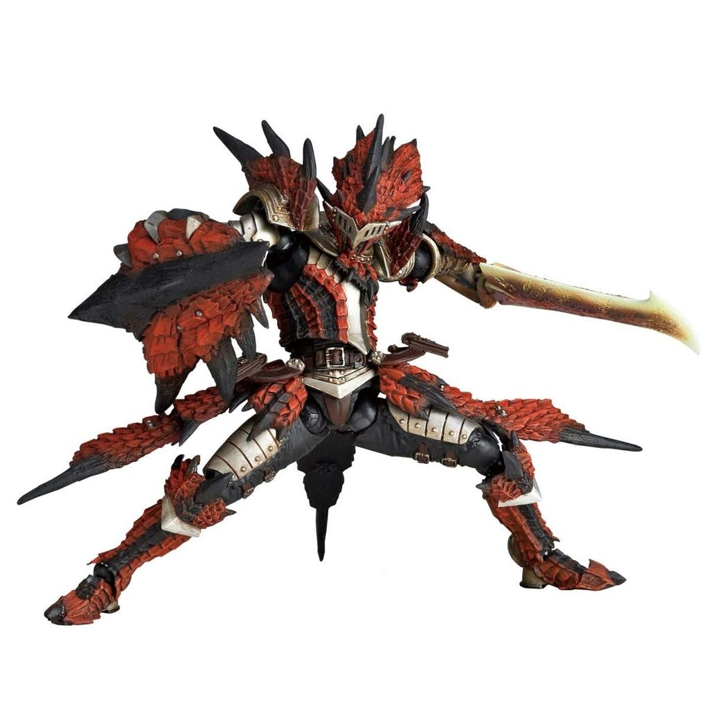 Kaiyodo Revoltech Amazing Yamaguchi Monster Hunter Swordsman Rathalos Series Action Figure
