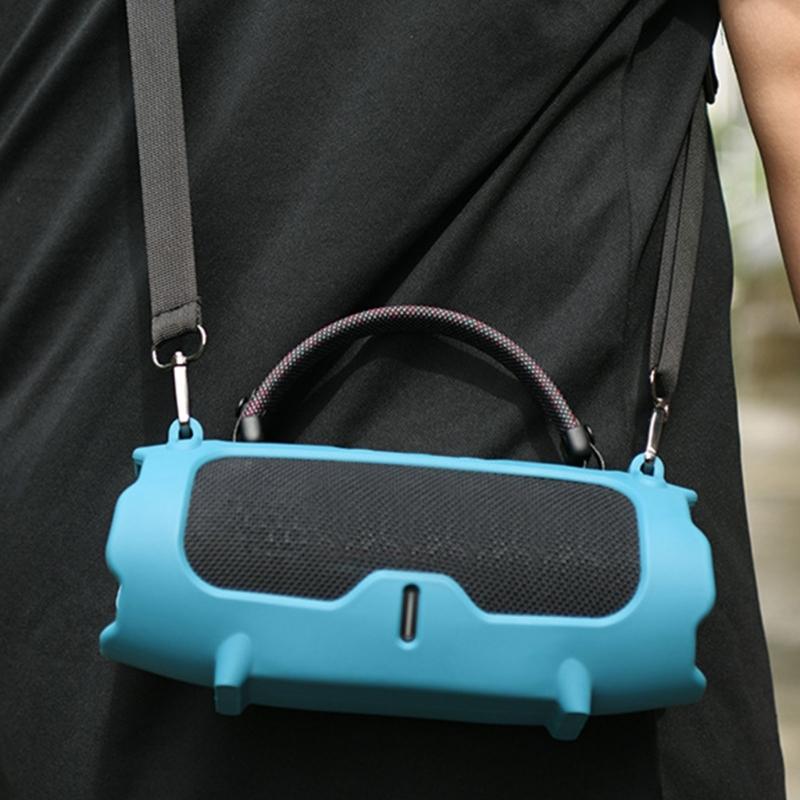 Silicone Protective Case for Charge 6 Speakers with Shoulder Straps, Dustproof and Shockproof Speakers Guard
