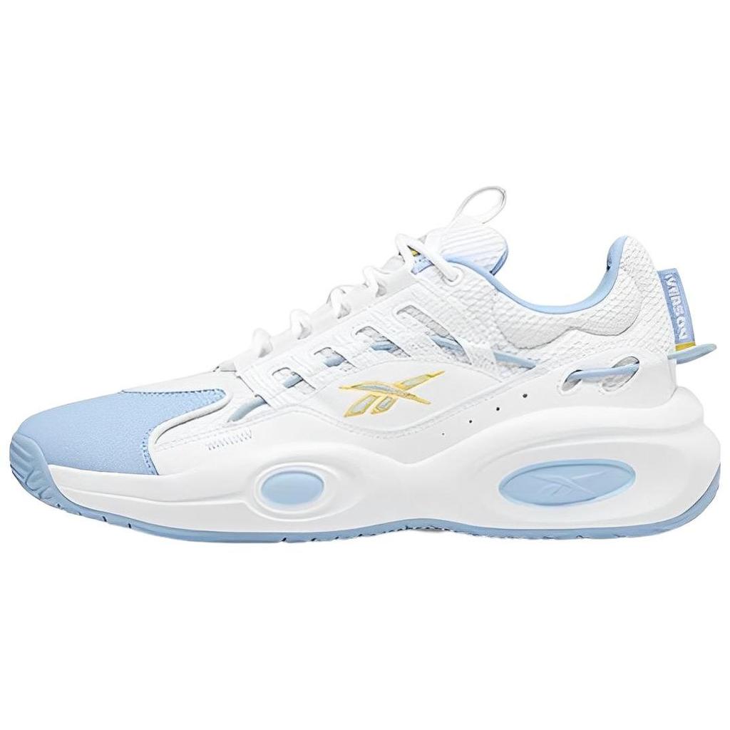 Reebok Solution Mid Nuggets Men Sneakers White Footwear-White Fluid-Blue GX8930