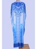 European-American Cotton Loose Beach Long Robe Cover-Up Dress