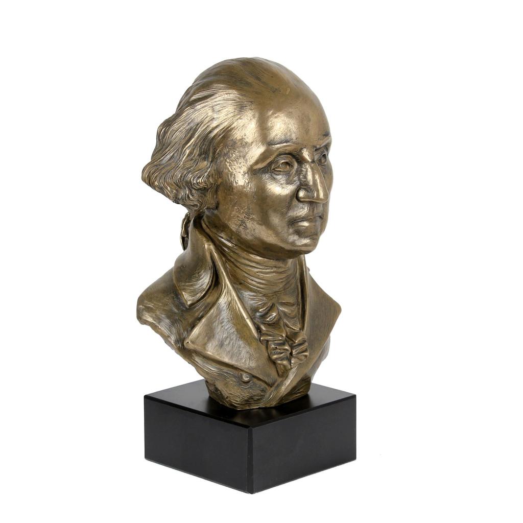 George Washington - marble bust, statuette of a famous person, decoration for office, school, and hotel by the Art-Dog brand