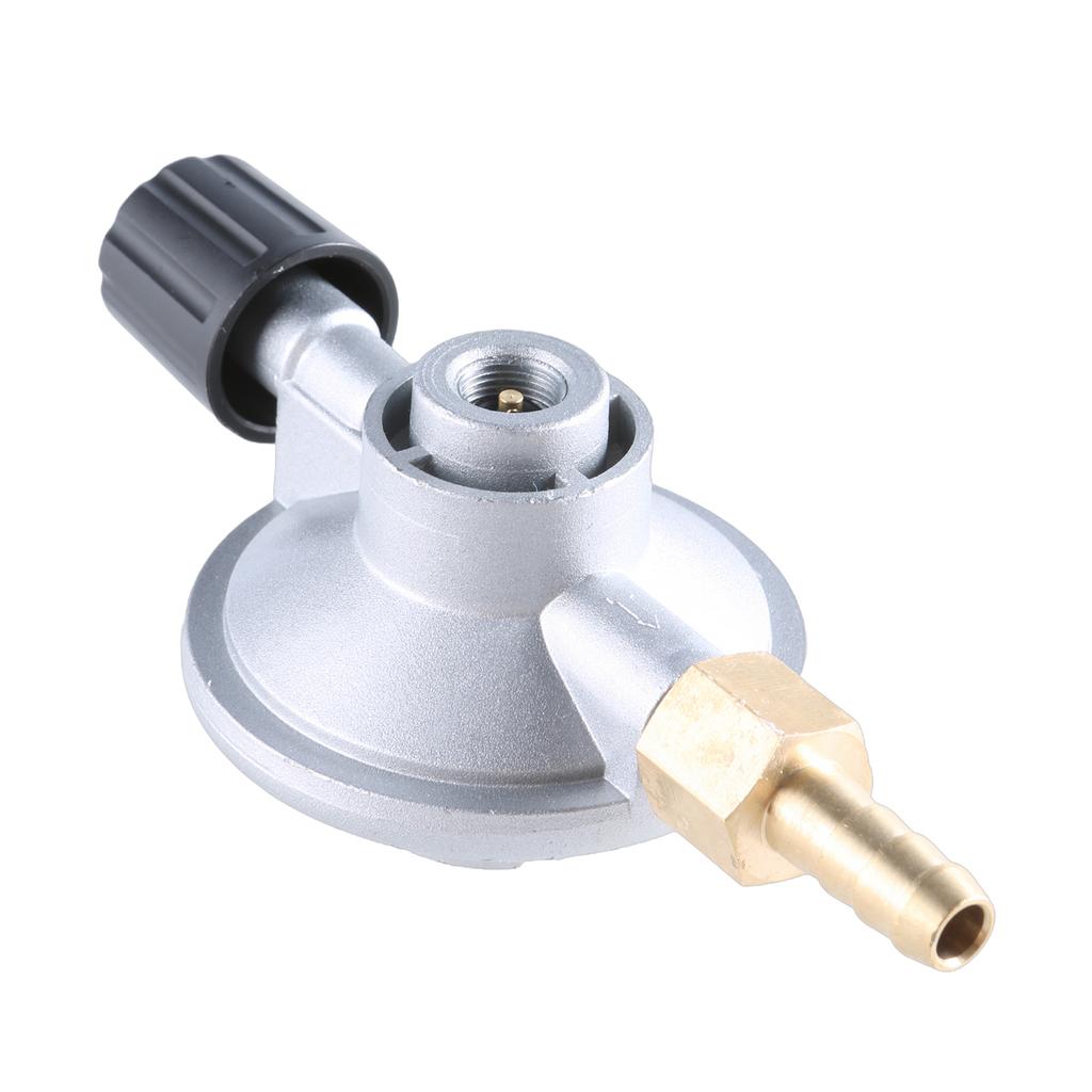 Pressure Regulator 50/37mbar Adjustable Flow Low Pressure Propane Regulator Camping Gas Tank Adapter for Camping Grill
