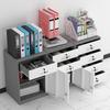 Laicai Office File Storage Cabinet - 1 Drawer, 1 Door, Fingerprint Lock