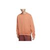 Sweatshirts Men's Soft Orange Crew Neck Moderate Regular DA0318-863
