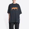Balenciaga T-Shirts Men's Black Crew Neck Moderate 694576TMV880105