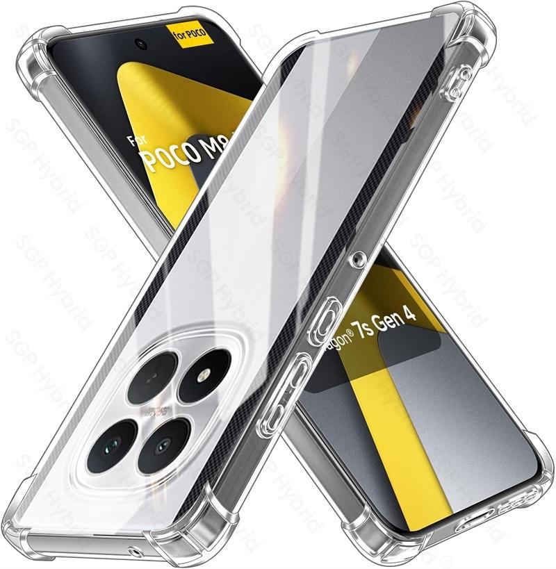 

Чехол для Poco M8 Pro 5G, прозрачный TPU, мягкий, предотвращающий пожелтение, для Poko Little M 8 8Pro M8Pro, защитный корпус для PocoM8 PocoM8Pro TPU&For Poco M8 Pro 5G прозрачный