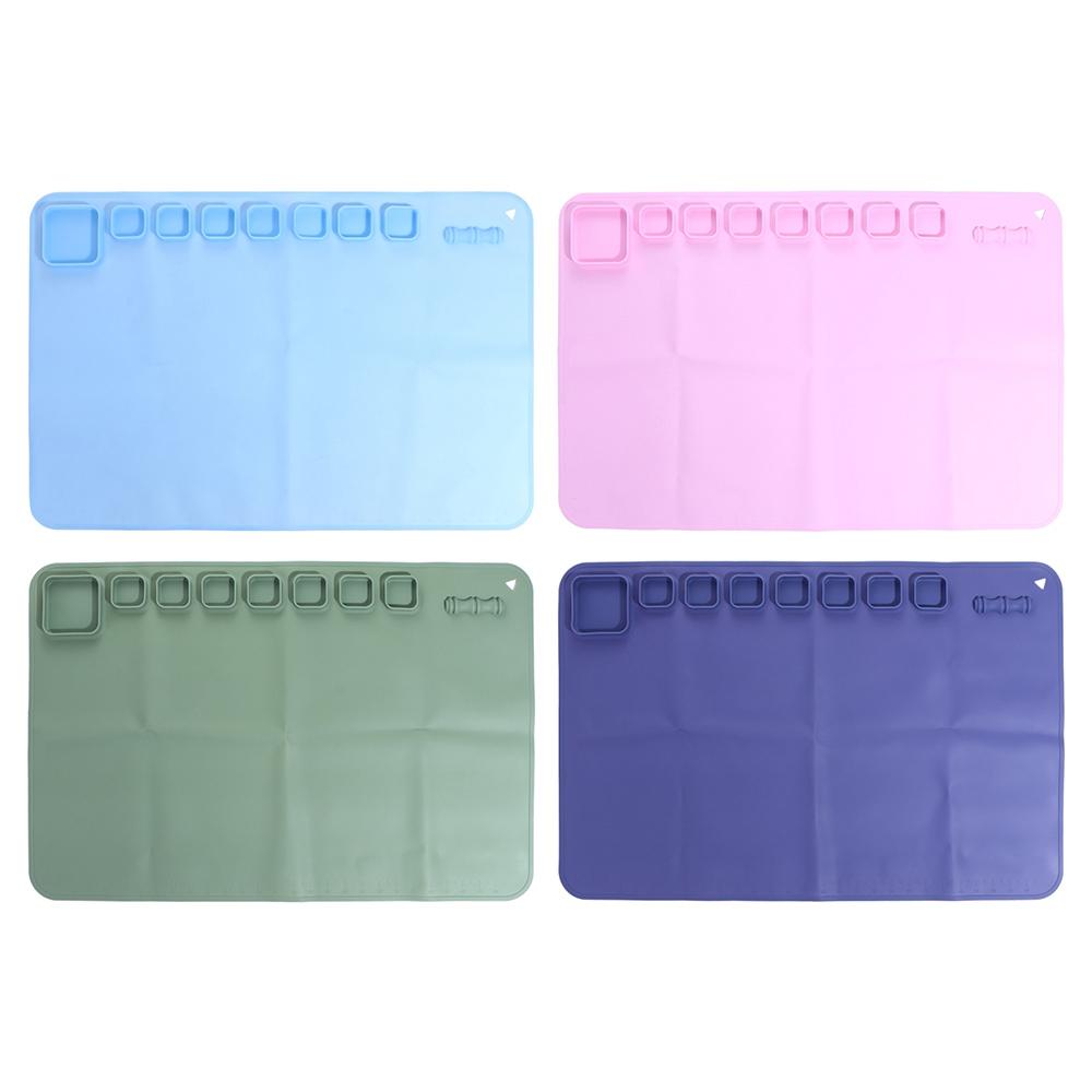 60*40cm Malmatte Multifunktionale DIY Silikon Malmatte Palette Kinder Graffiti Zeichenbrett Ölgemälde Brettmatte